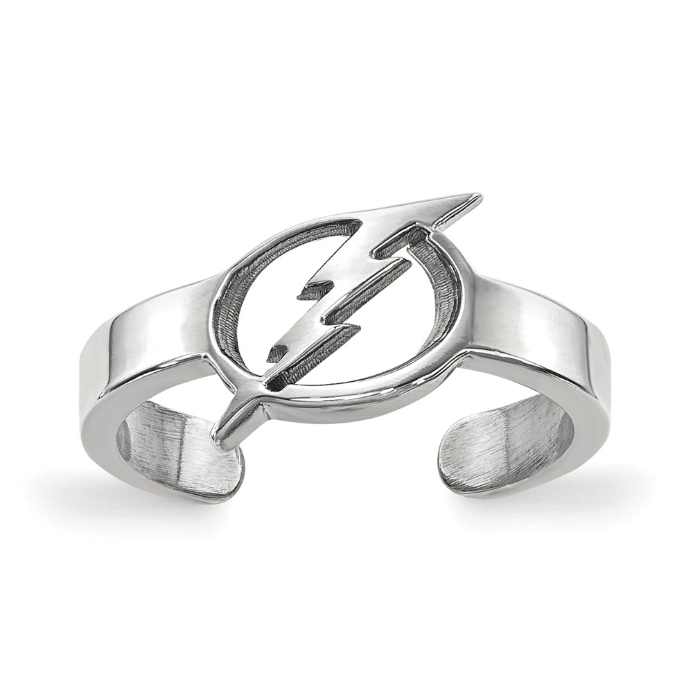 Sterling Silver NHL Tampa Bay Lightning Toe Ring