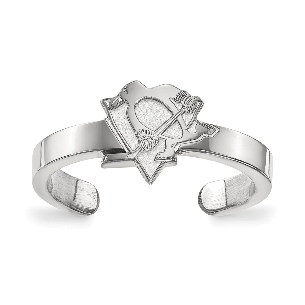 Sterling Silver NHL Pittsburgh Penguins Toe Ring