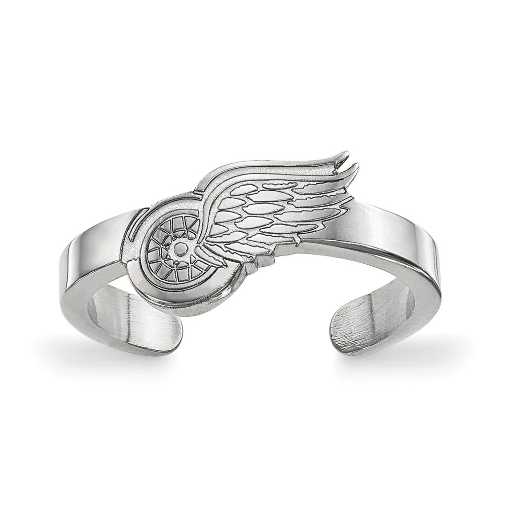 Sterling Silver NHL Detroit Red Wings Toe Ring