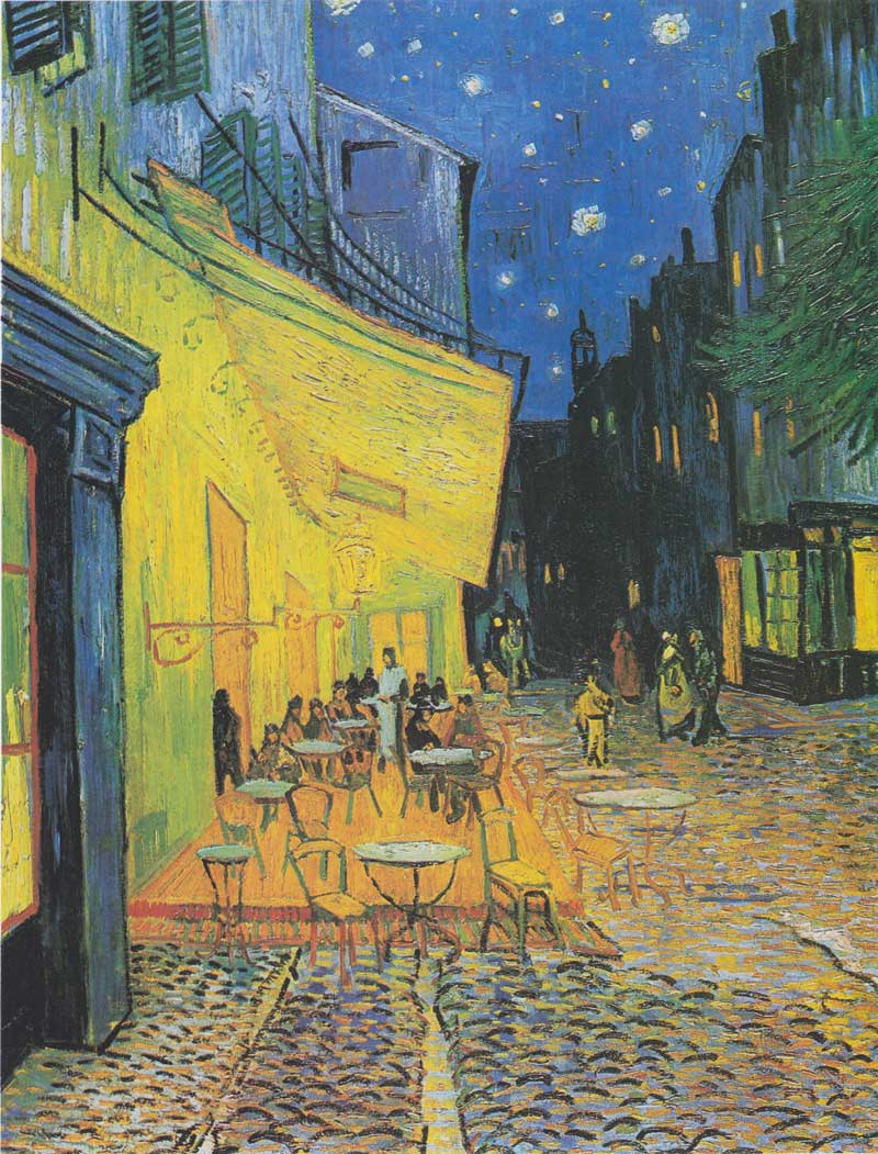 “Cafe Terrace at Night by Van Gogh”