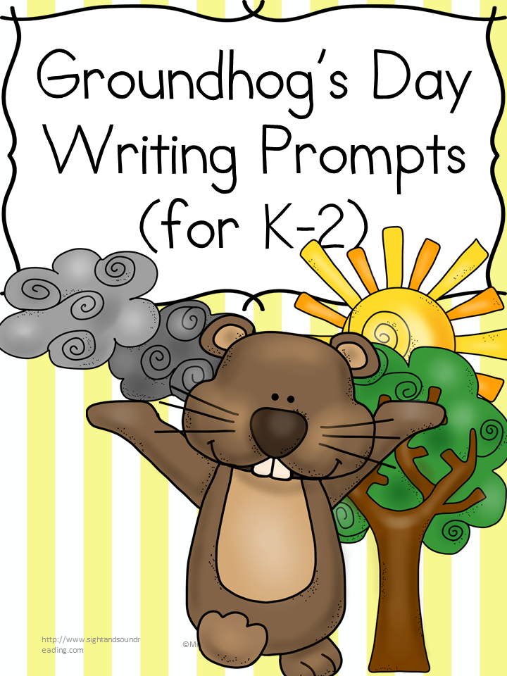 Groundhog Day Writing Prompts for Kindergarten-2nd Grade