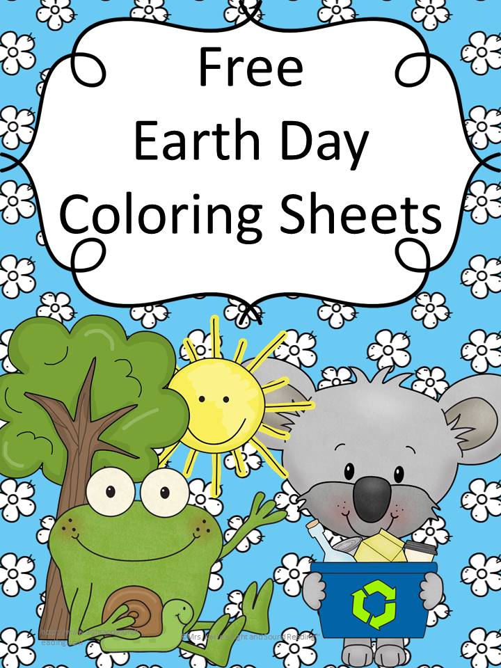 Free Earth Day Coloring Sheets for Preschool or Kindergarten