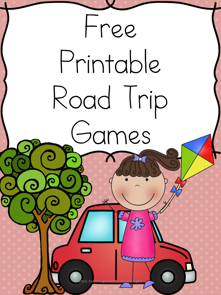 Printable Games For Road Trips