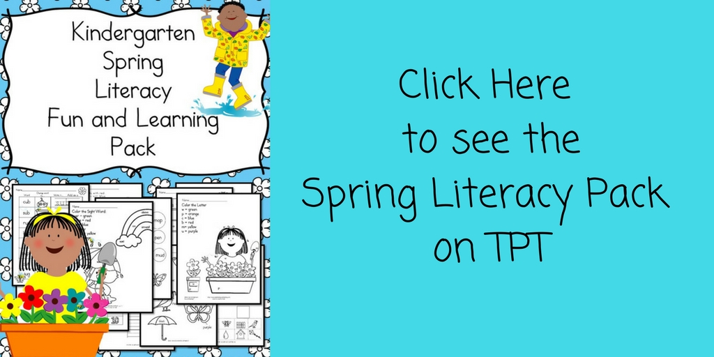 Spring Literacy Pack on TPT