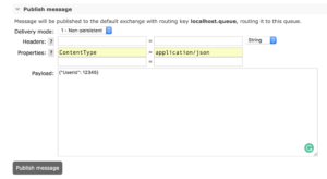 RabbitMQ Publish Message