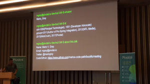 SpringOne Tour - Mario Gray - Contact