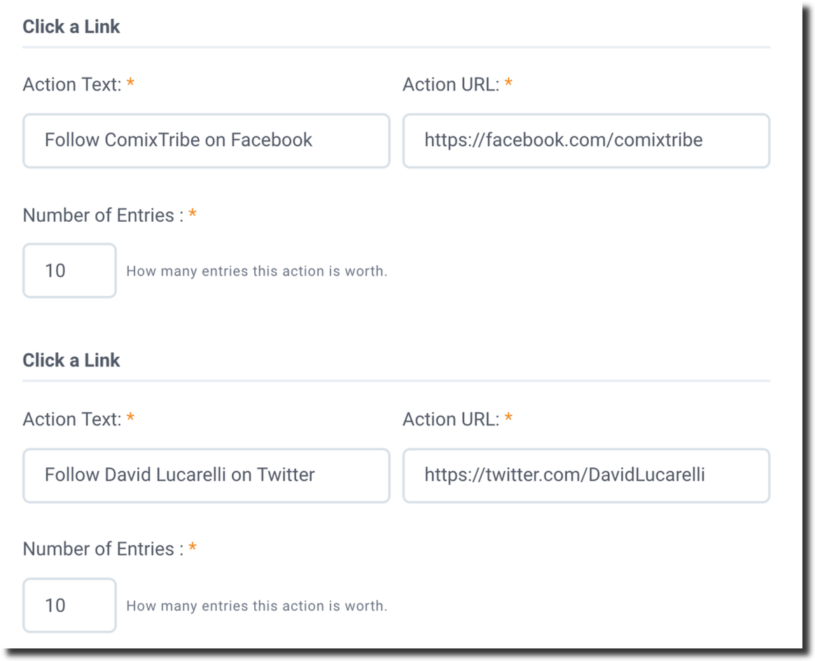 custom social text