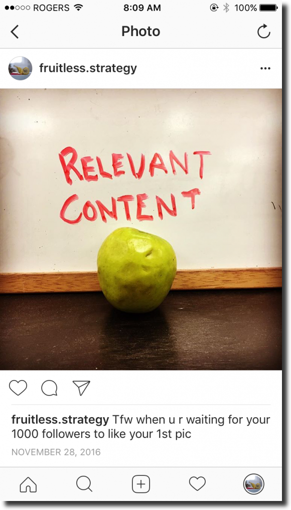 relevant content giveaway