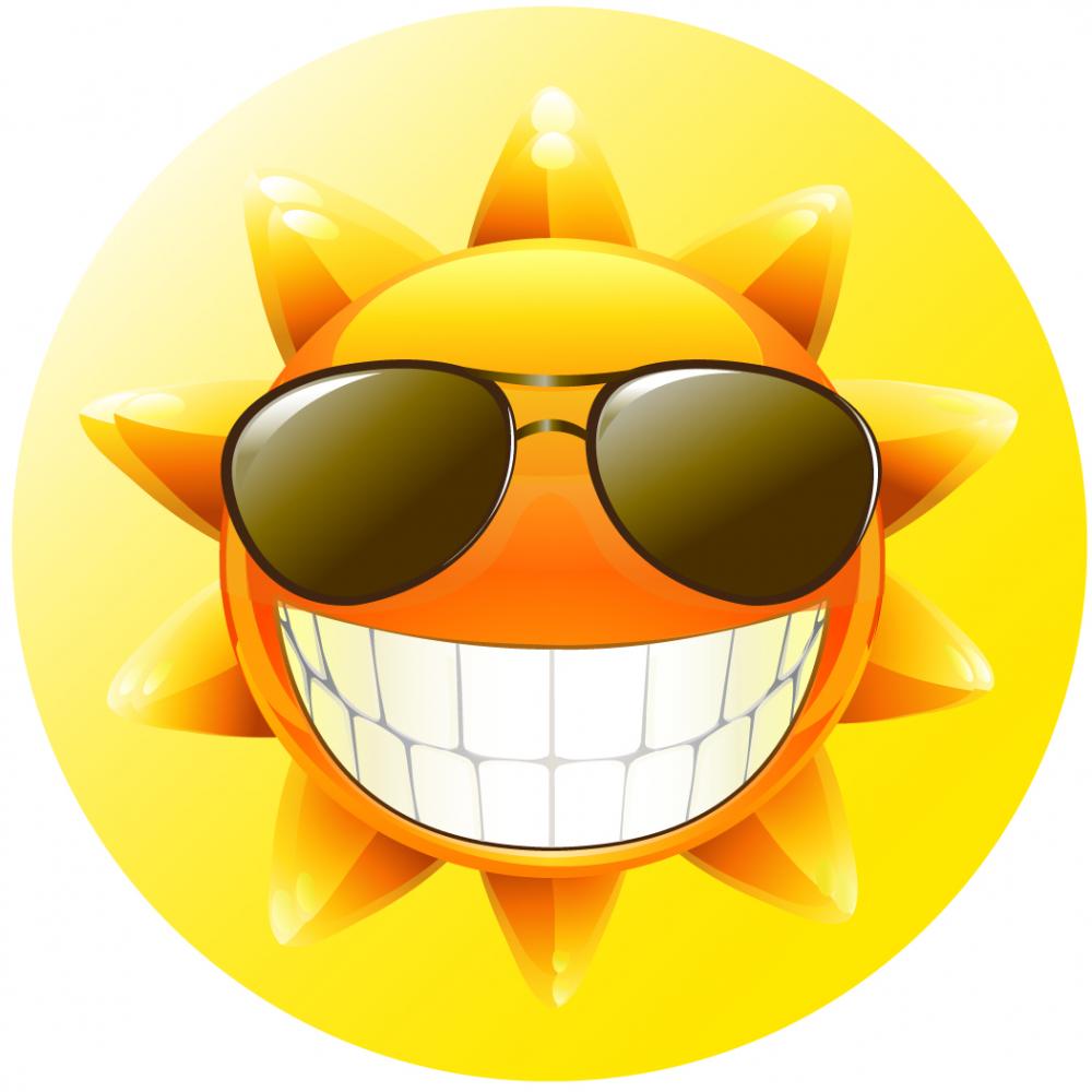 sun smiling
