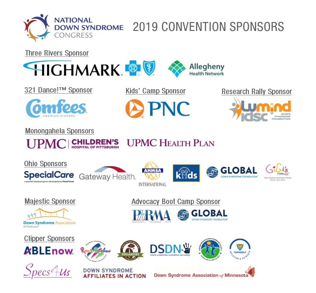 2019 Convention Sponsors logos 