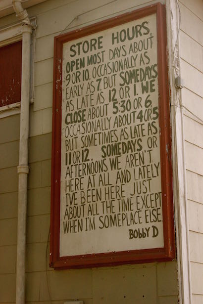 Daigle's Grocery Store Sign