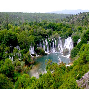 Bosnia Kravice Waterfall