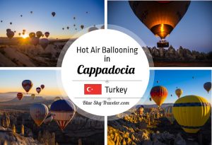 Hot Air Ballooning in Cappadocia Turkey: It’s not only the experience of floating above other-worldly landscapes, but the magical experience of being in the midst of dozens of other balloons greeting the morning light with you. See more at http://BlueSkyTraveler.com