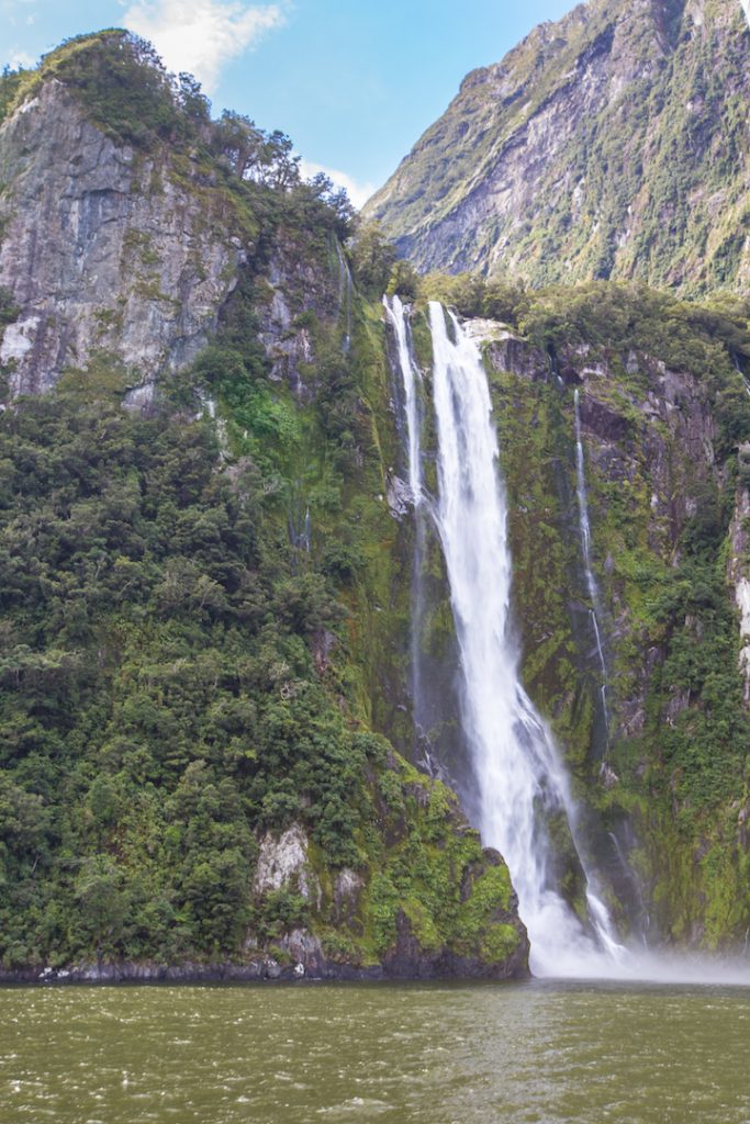Cruising Milford Sound in New Zealand