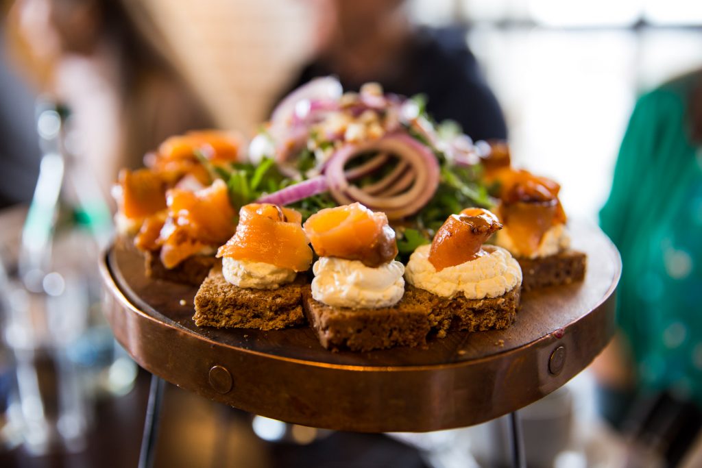 Guinness Storehouse - 1837 Restaurant - Salmon treats