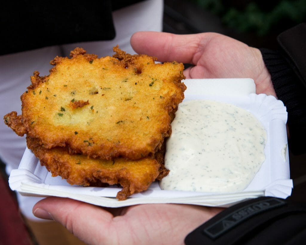 Christmas Markets - Potato Fritters