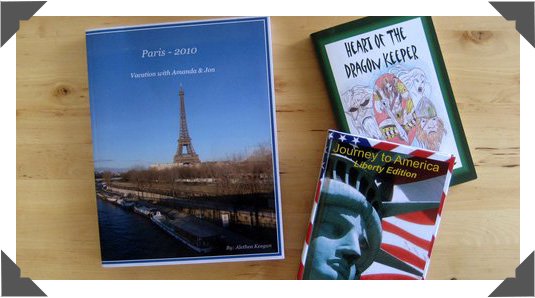 Professional bound Hard & Softcover thick books with up to 460 pages