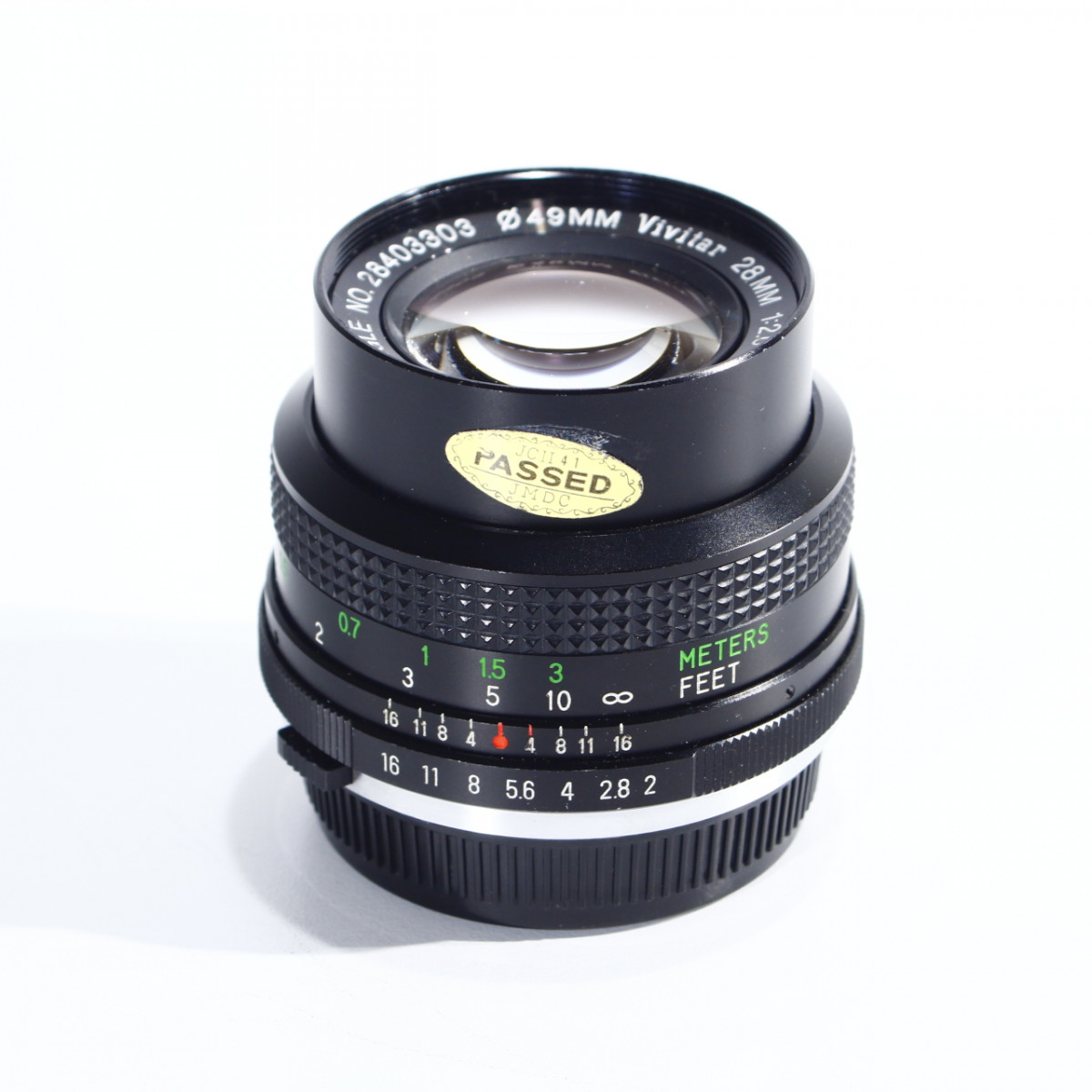 Vivitar 28mm f2.0 MC Wide Angle Lens for Olympus OM