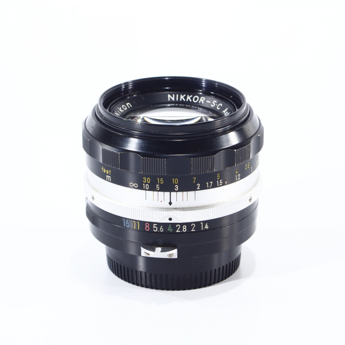【美品】Nikon New Nikkor(前期)Non-Ai 50mm f1.4 Nikon Nikkor 50mm F/1.4 Non-Ai Lens (USED) | Non AF Prime Lenses