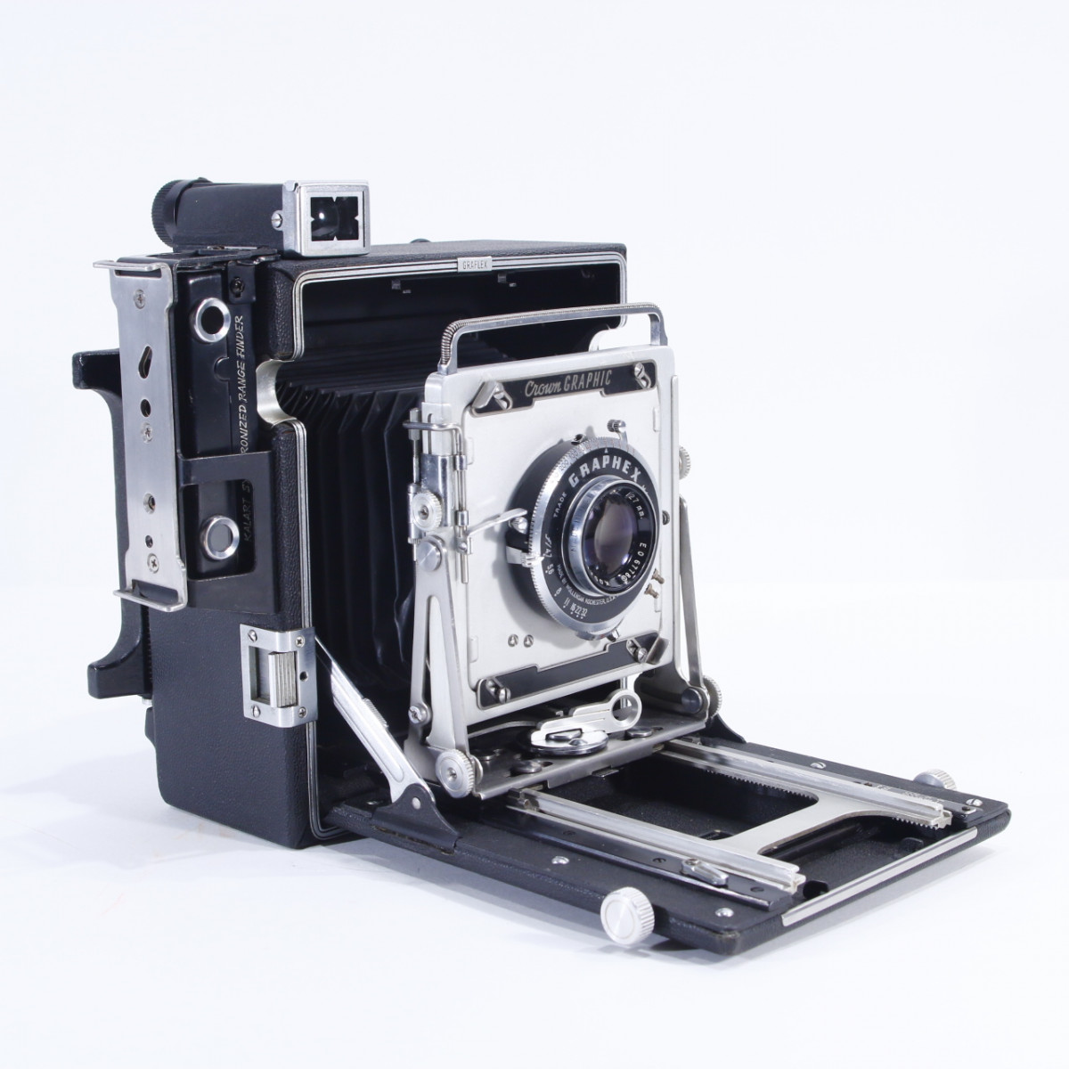 Graflex Crown Graphic 4x5 Camera with Kodak Ektar 127mm f4.7 Lens