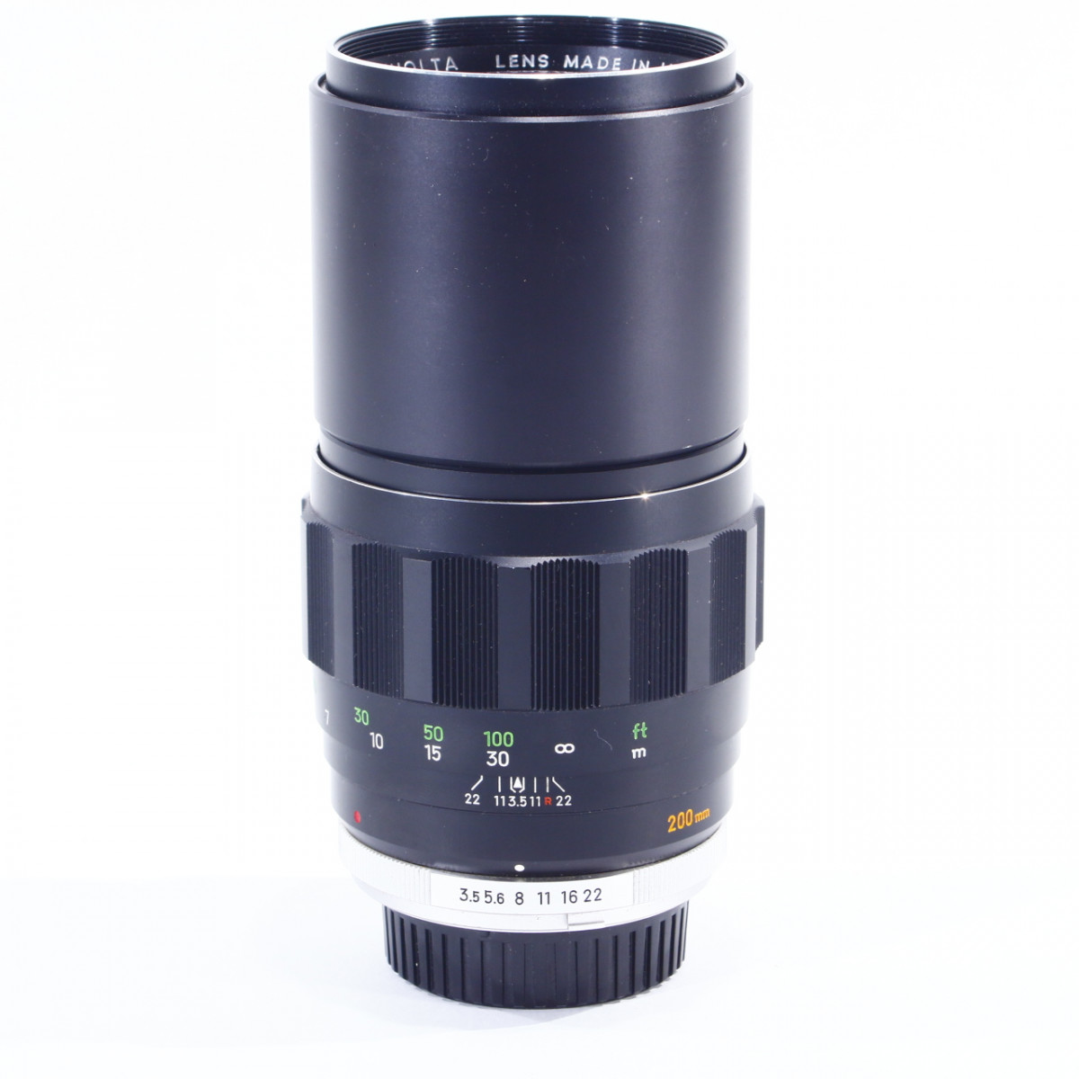 Minolta 200mm f3.5 Tele Rokkor-QF MC Lens