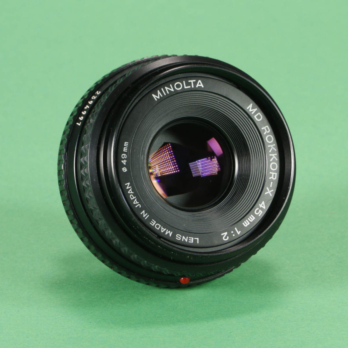 Minolta 45mm f2 Rokkor-X MD Lens | Blue Moon Camera