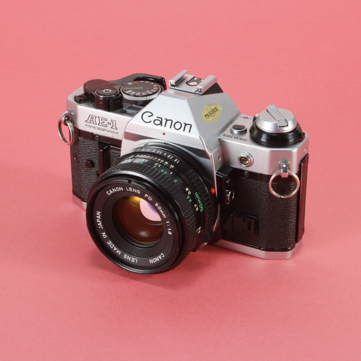 Canon AE-1 Program Camera with Canon 50mm f1.8 Lens