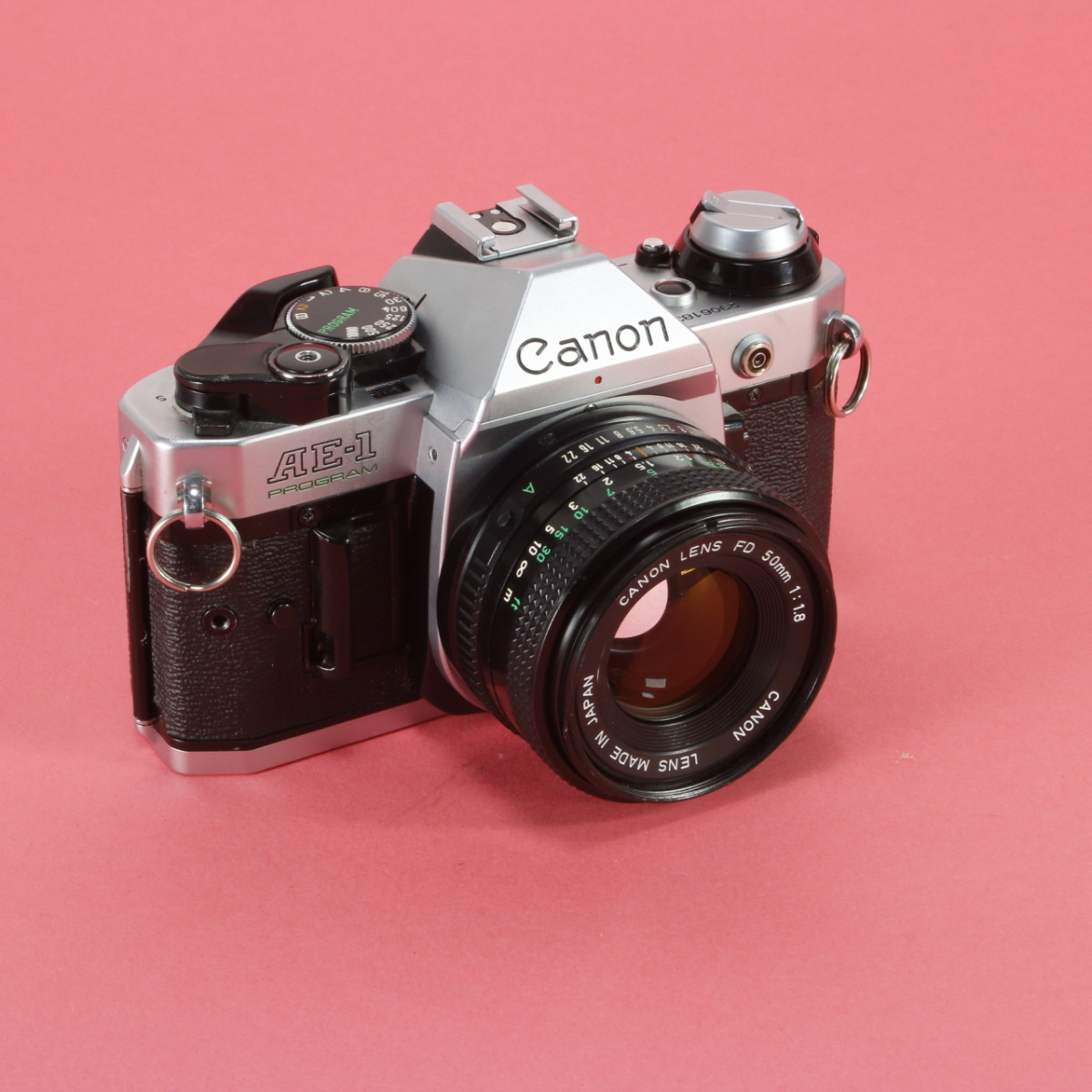 Canon AE-1 Program Camera with Canon 50mm f1.8 Lens