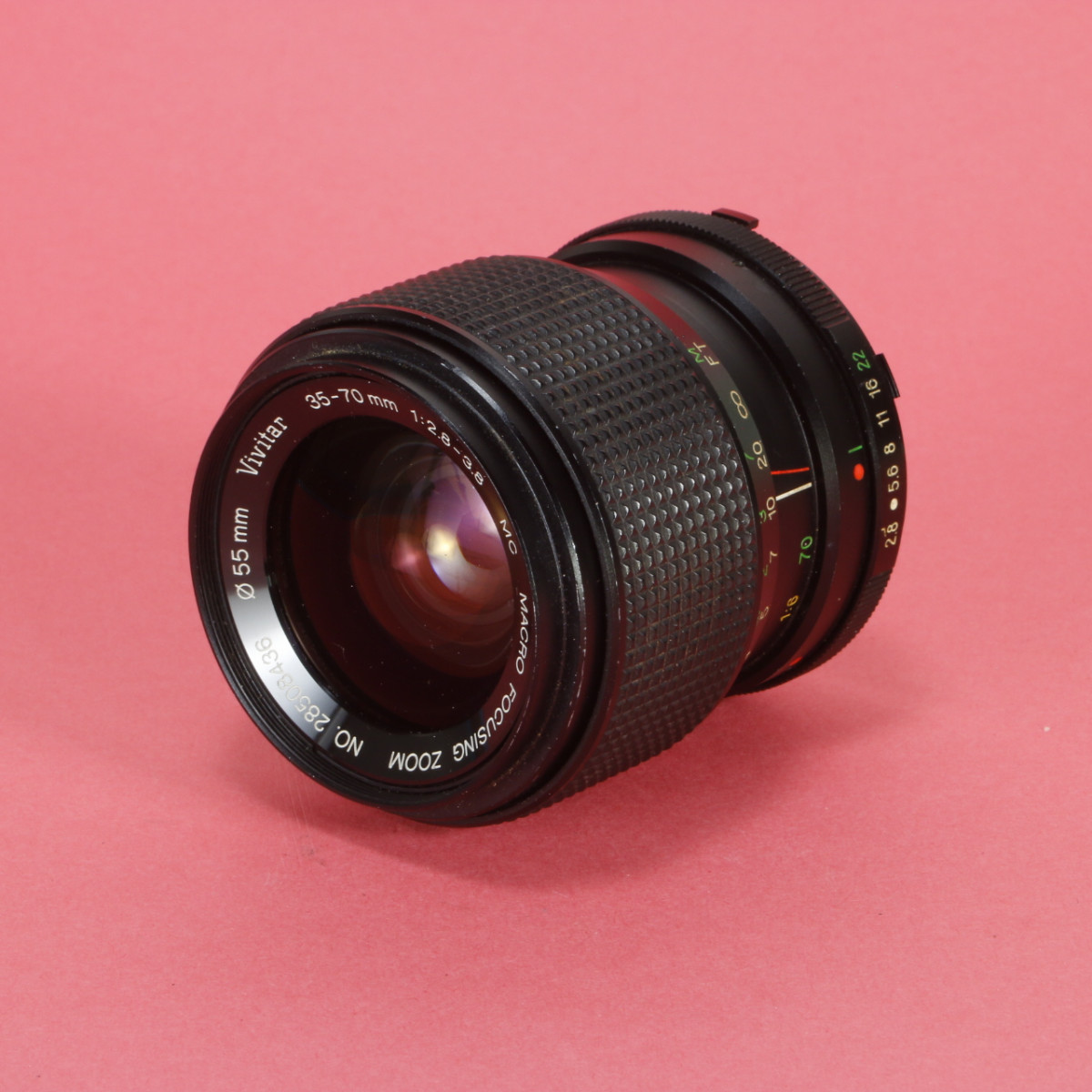 Vivitar 35-70mm f2.8-3.8 MC Macro Focusing Zoom Lens for