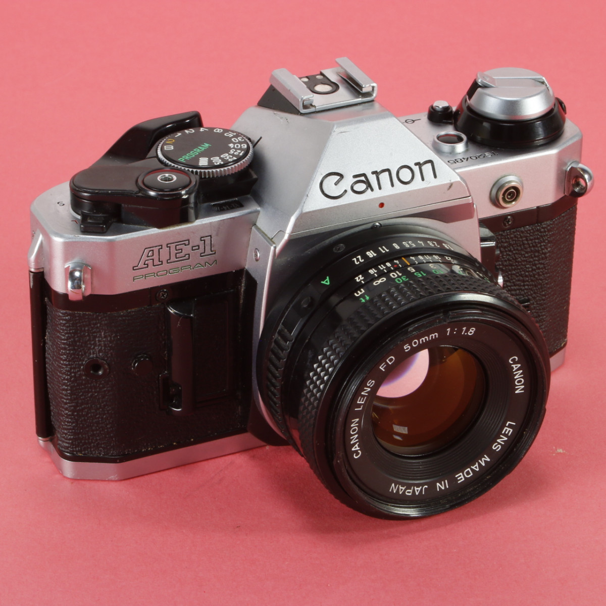 Canon AE-1 Program Camera with Canon 50mm f1.8 Lens