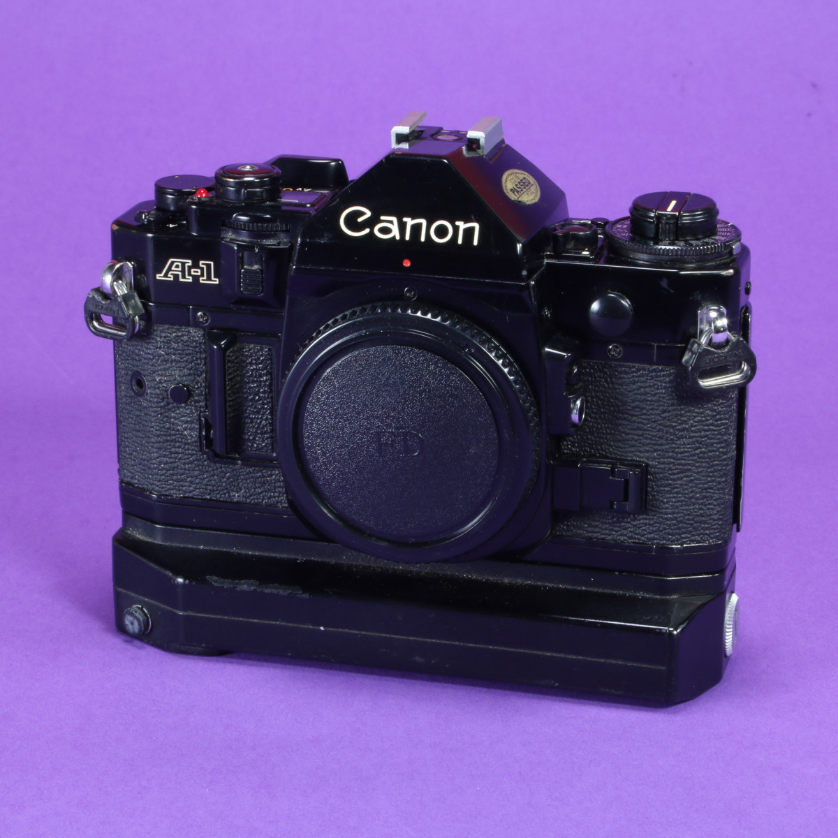 Canon A-1 Camera with Power Winder A2