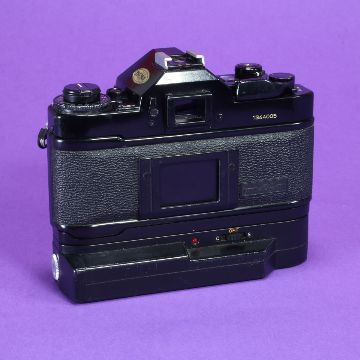 Canon A-1 Camera with Power Winder A2