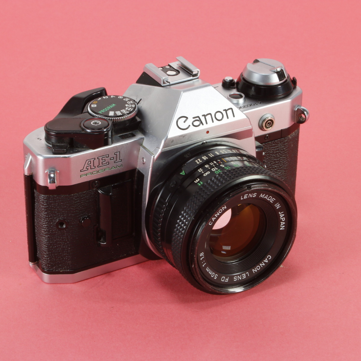Canon AE-1 Program Camera with Canon 50mm f1.8 Lens