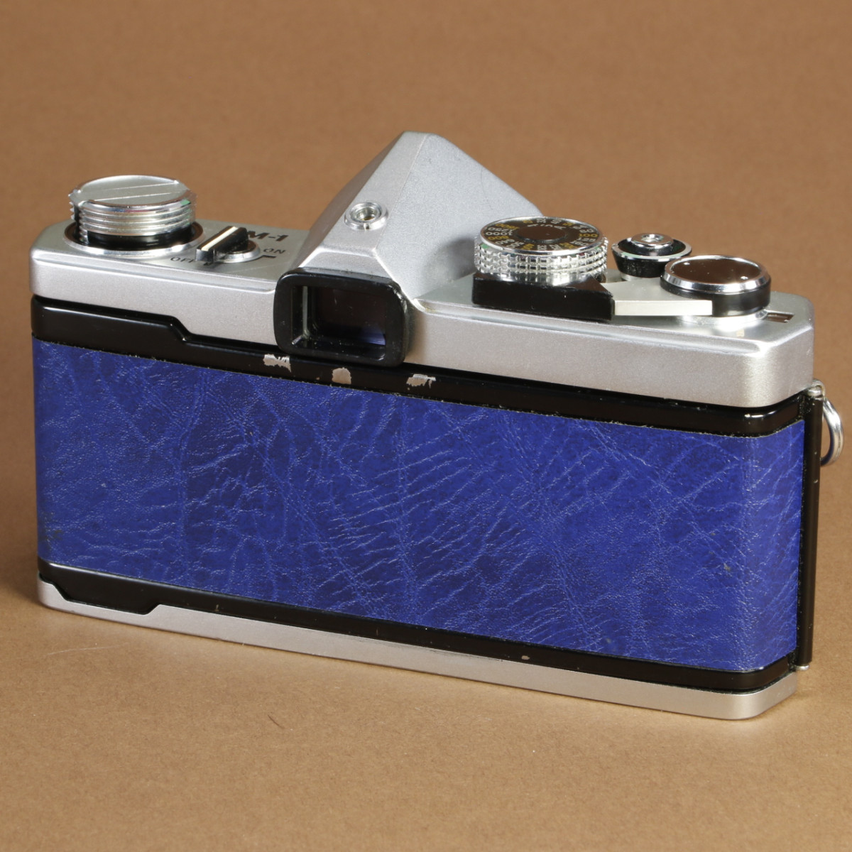 Olympus OM-1 Camera - Refurbished (Re-Skinned in Blue Leather)