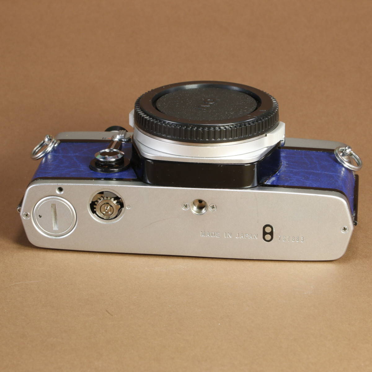 Olympus OM-1 Camera - Refurbished (Re-Skinned in Blue Leather)