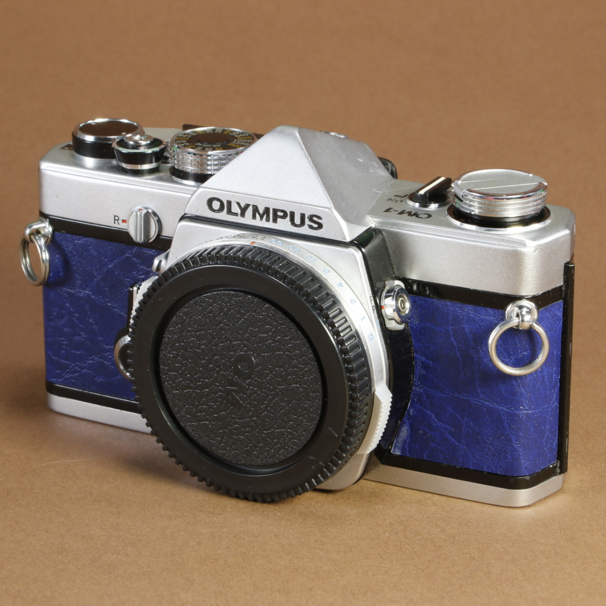 Shop : Buy Olympus Om1 Camera Refurbished Reskinned in Blue