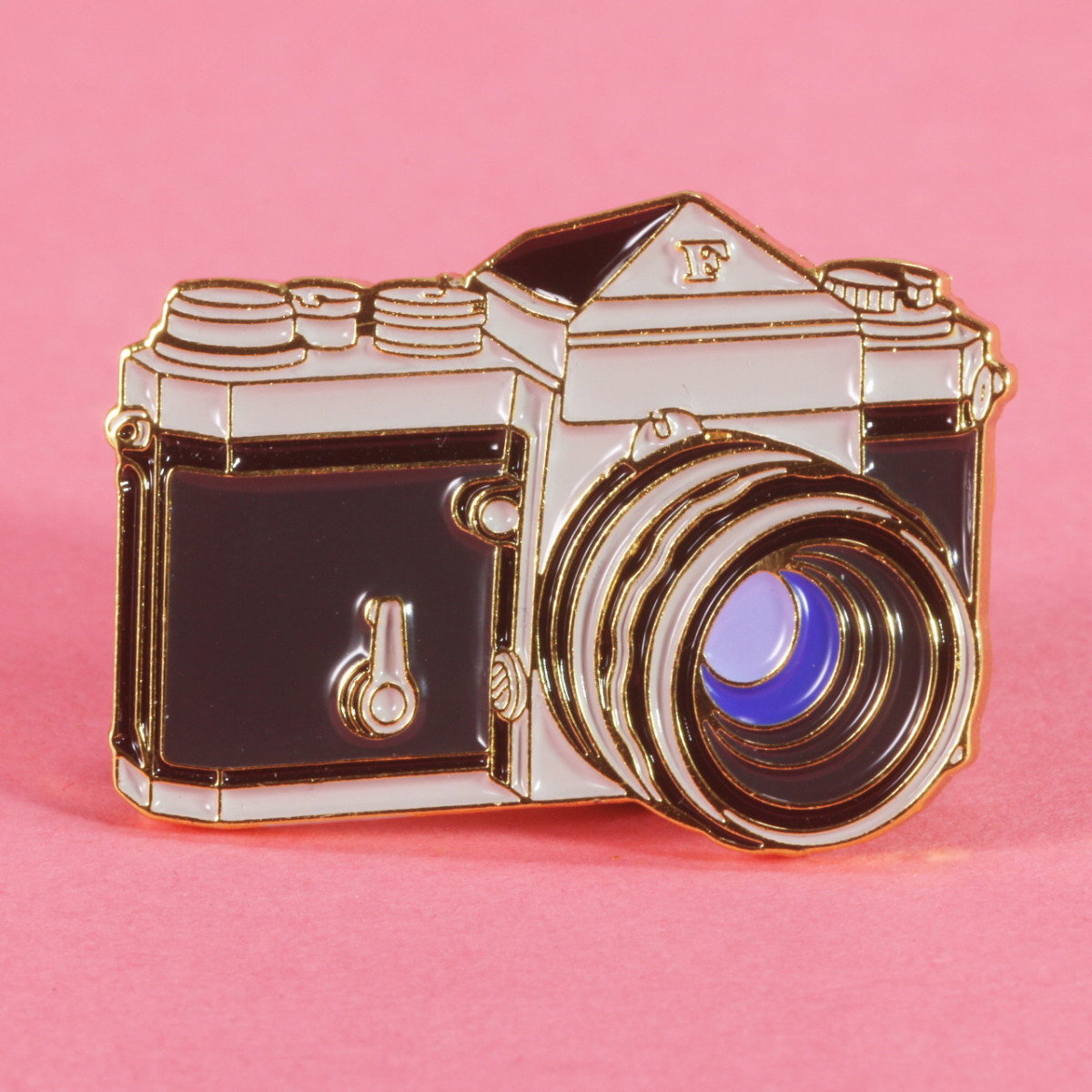 Nikon F Camera Enamel Pin