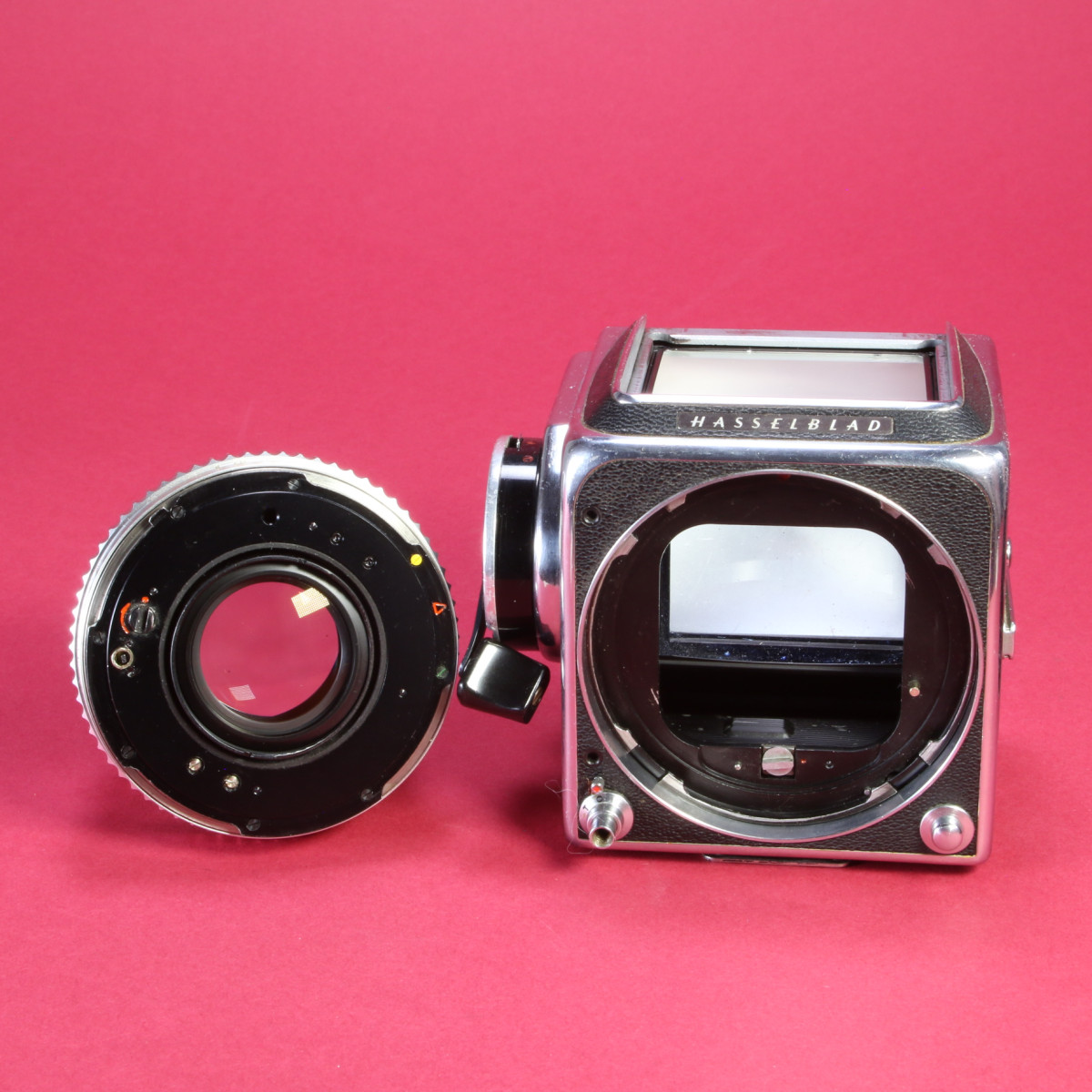 【交換可】hasselblad500CM80mmF2.8PhaseoneP30+ Hasselblad 500C Camera with 80mm f2.8 C Lens - Used | Blue