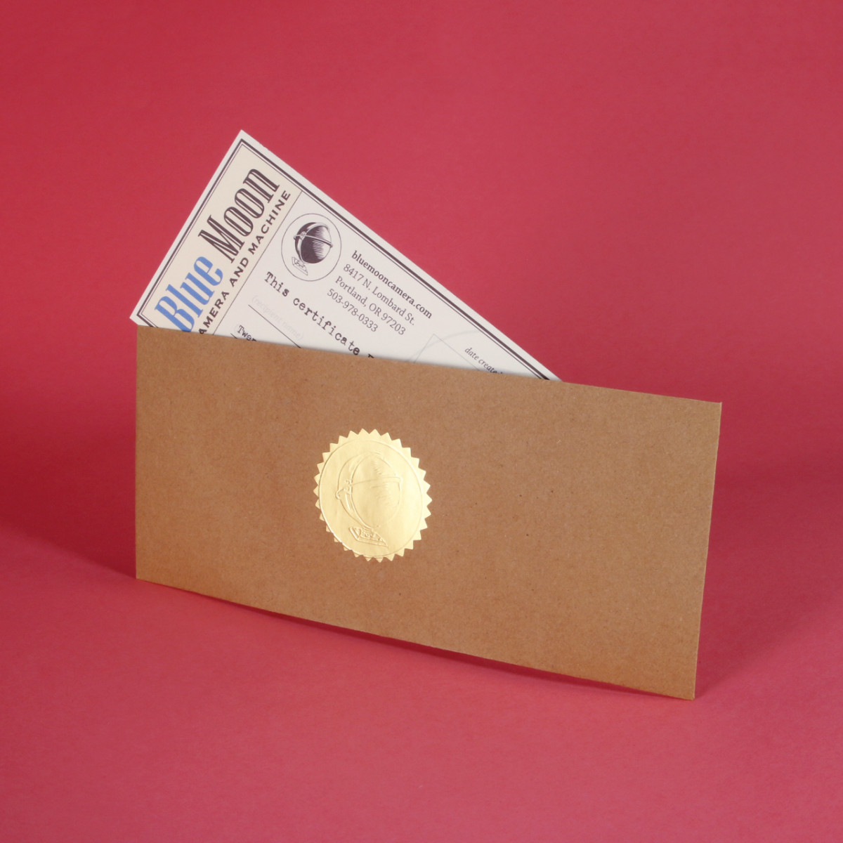 Blue Moon Camera Gift Certificate - $25.00