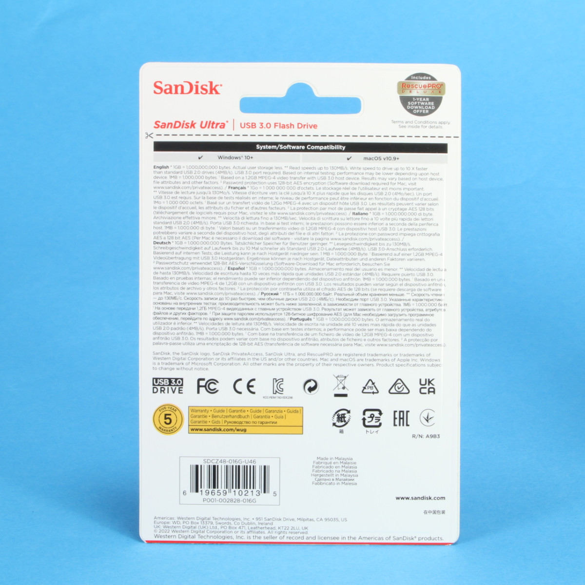 SanDisk Ultra 3.0 16GB USB Flash Drive