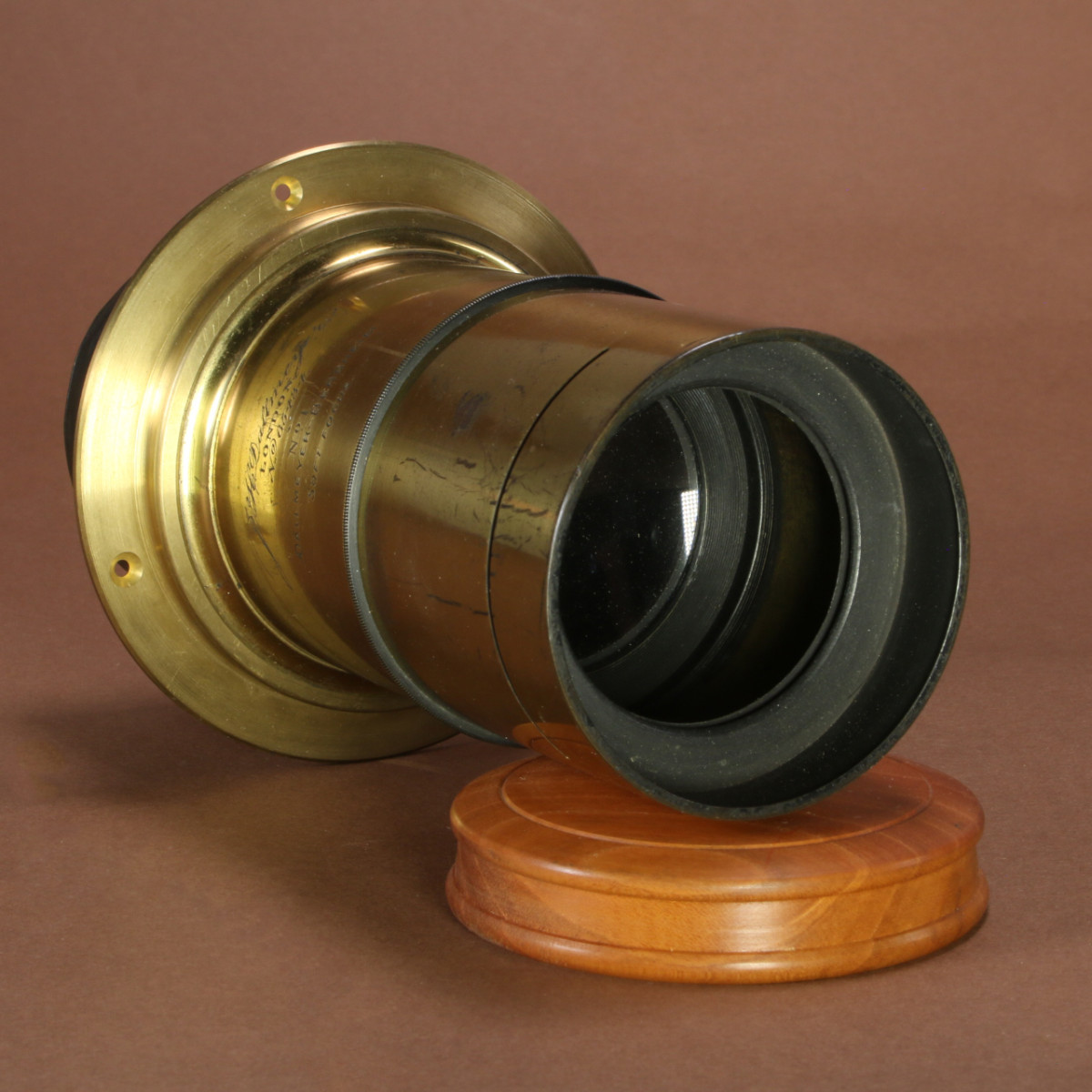 Dallmeyer Bergheim 20 inch f9 No. 1 Soft Focus Brass Lens