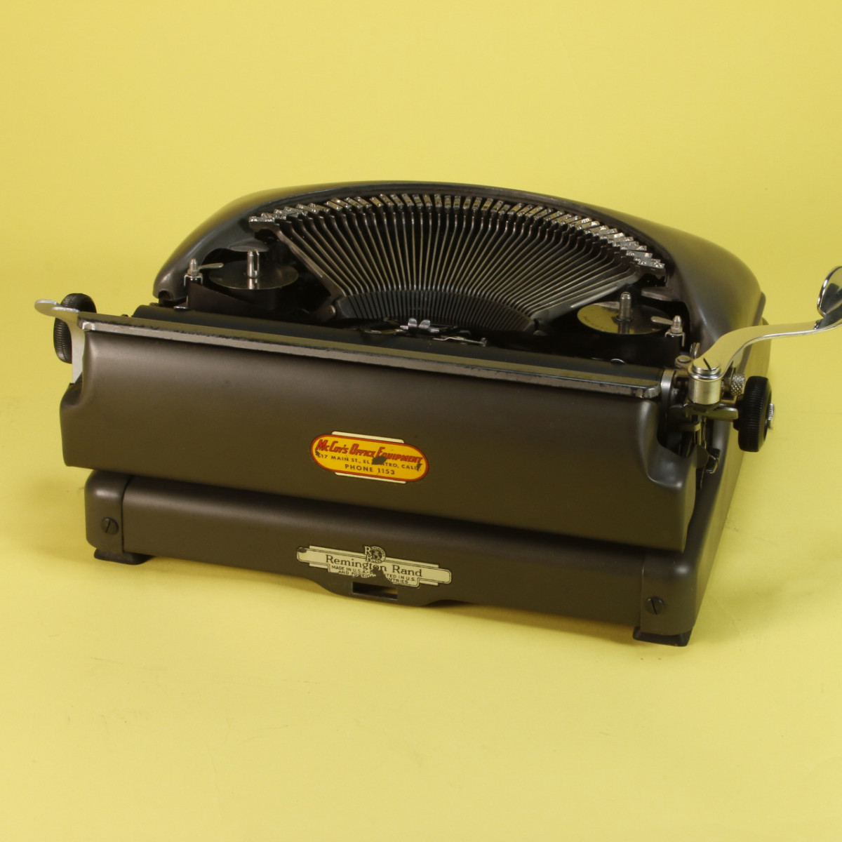 Remington Rand De Luxe Model 5 Portable Typewriter - Refurbished