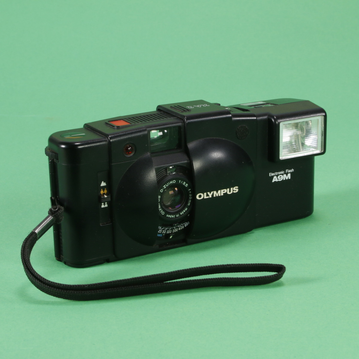 【美品✨完動品】OLYMPUS XA2 （フラッシュ付き） Rare! Exc+5] Olympus XA2 RED Point ＆ Shoot Film Camera A11