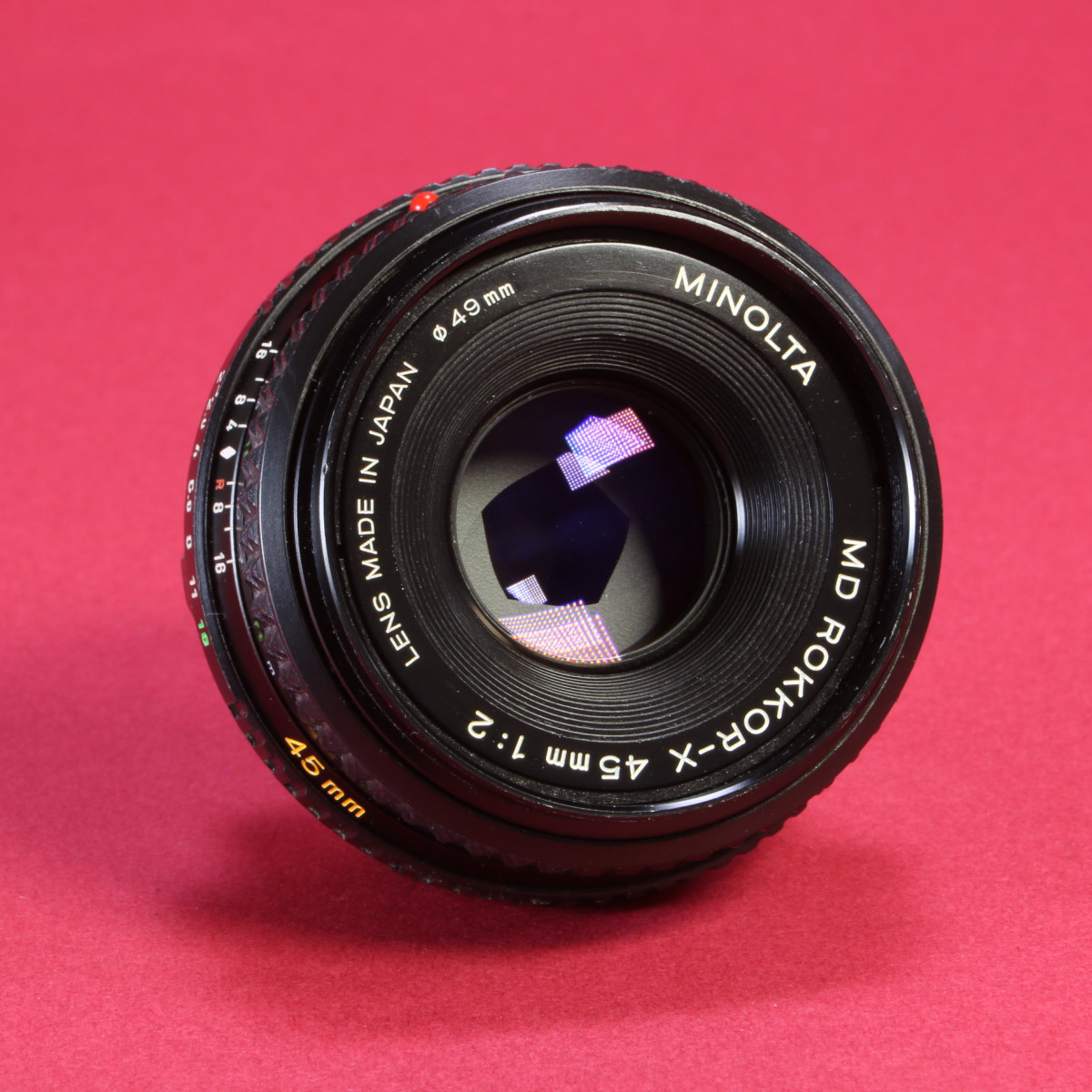 Minolta 45mm f2 Rokkor-X Lens for MD