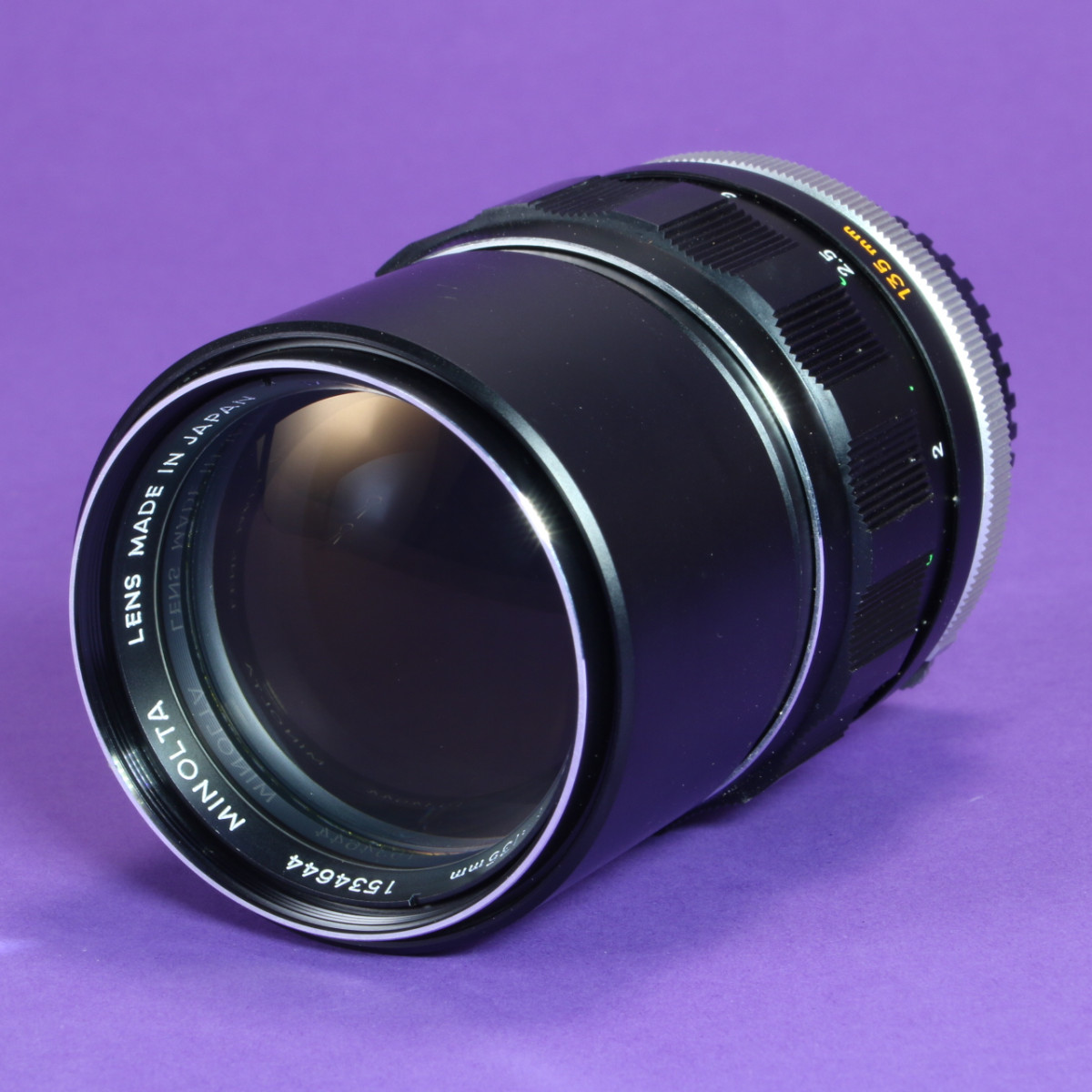 MINOLTA 135mm f/2.8単焦点レンズ Shop : Buy Minolta 135mm F2.8 Tele Rokkorpf Mc Lens: JWP1221