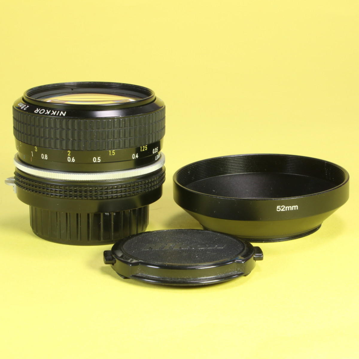 Nikon 28mm f3.5 Nikkor Lens for Nikon Non-AI | Blue Moon Camera