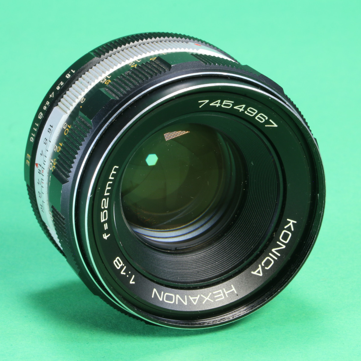 Konica 52mm  f1.8 Hexanon AR Lens