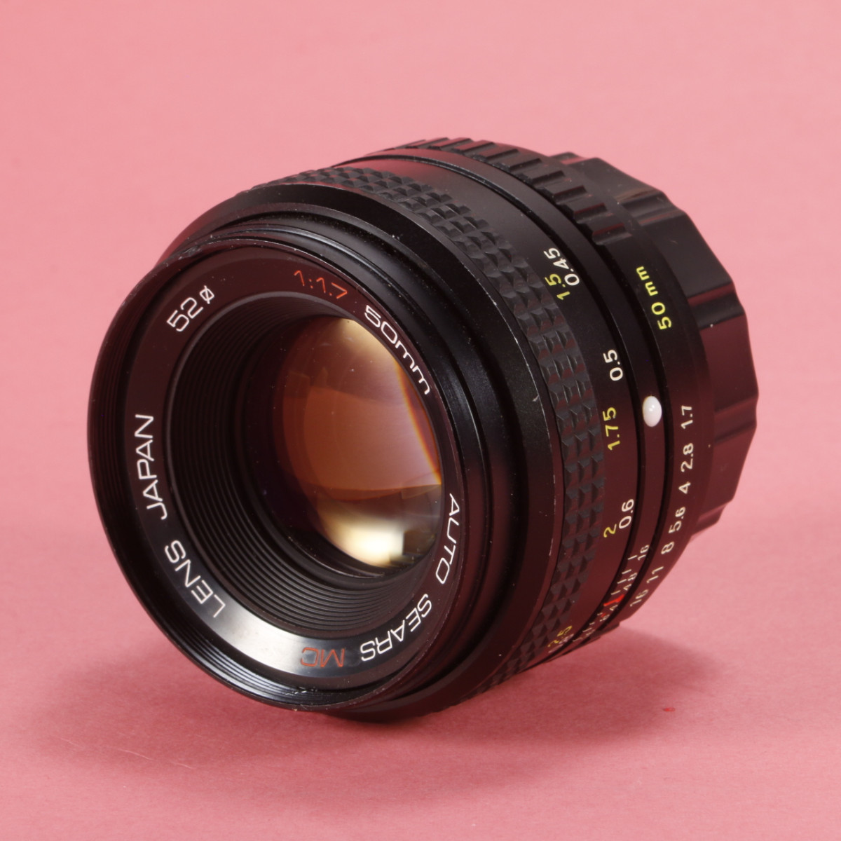 Sears 50mm f1.7 MC Lens for Pentax PK-M