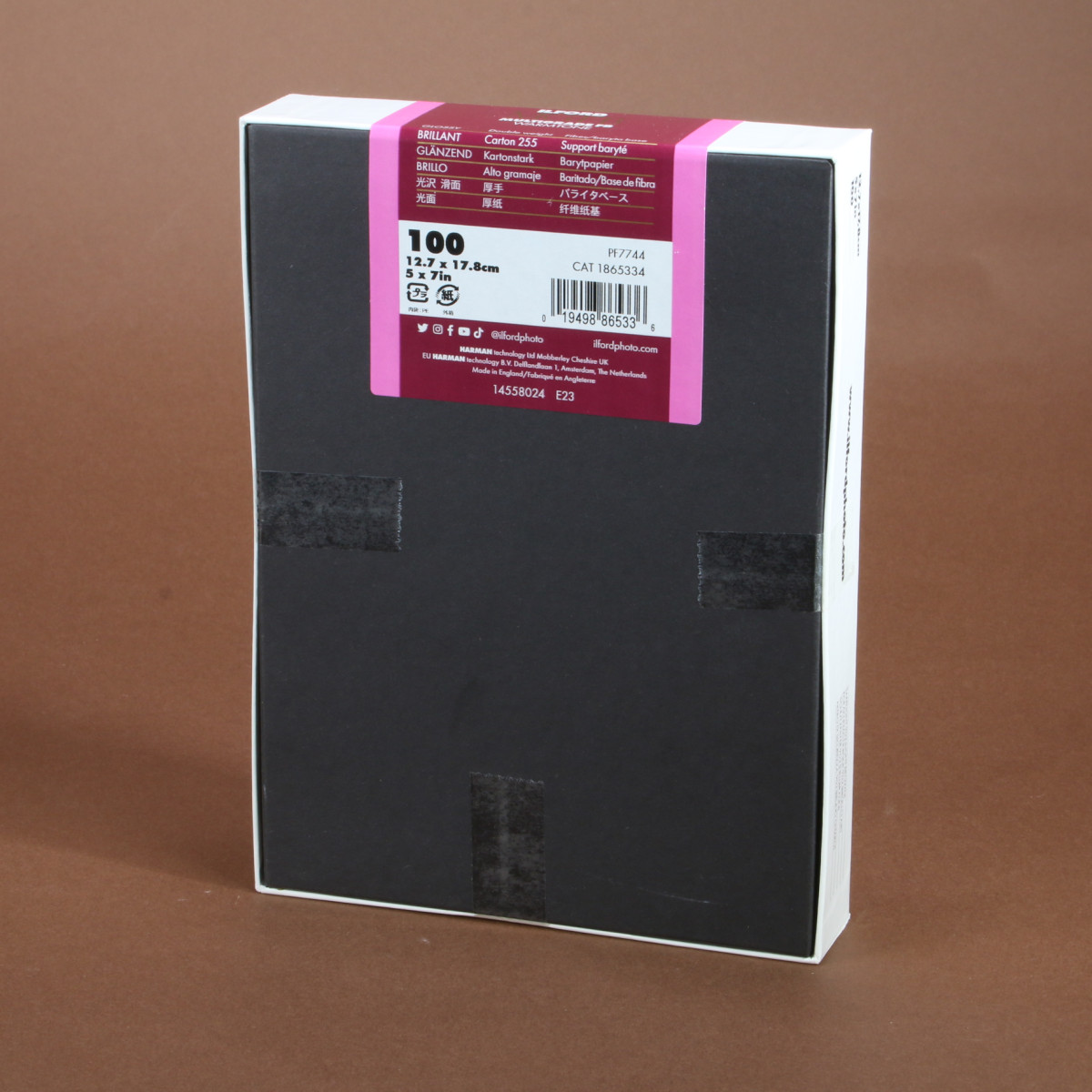 Ilford MGFB Multigrade FB Warmtone Glossy 5x7 Paper - 100 Sheets