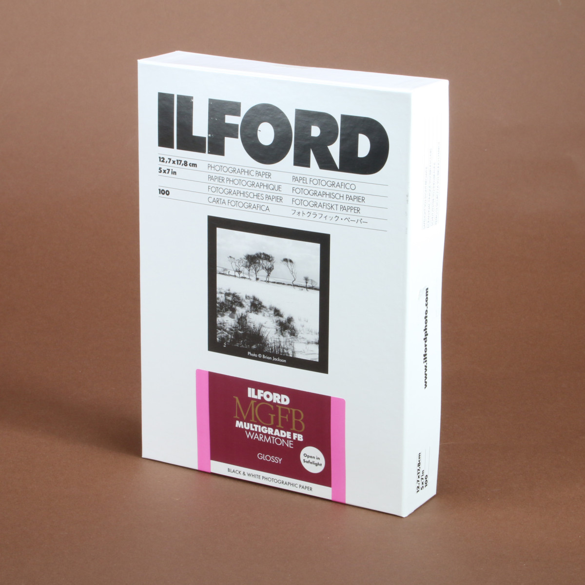 Ilford MGFB Multigrade FB Warmtone Glossy 5x7 Paper - 100 Sheets